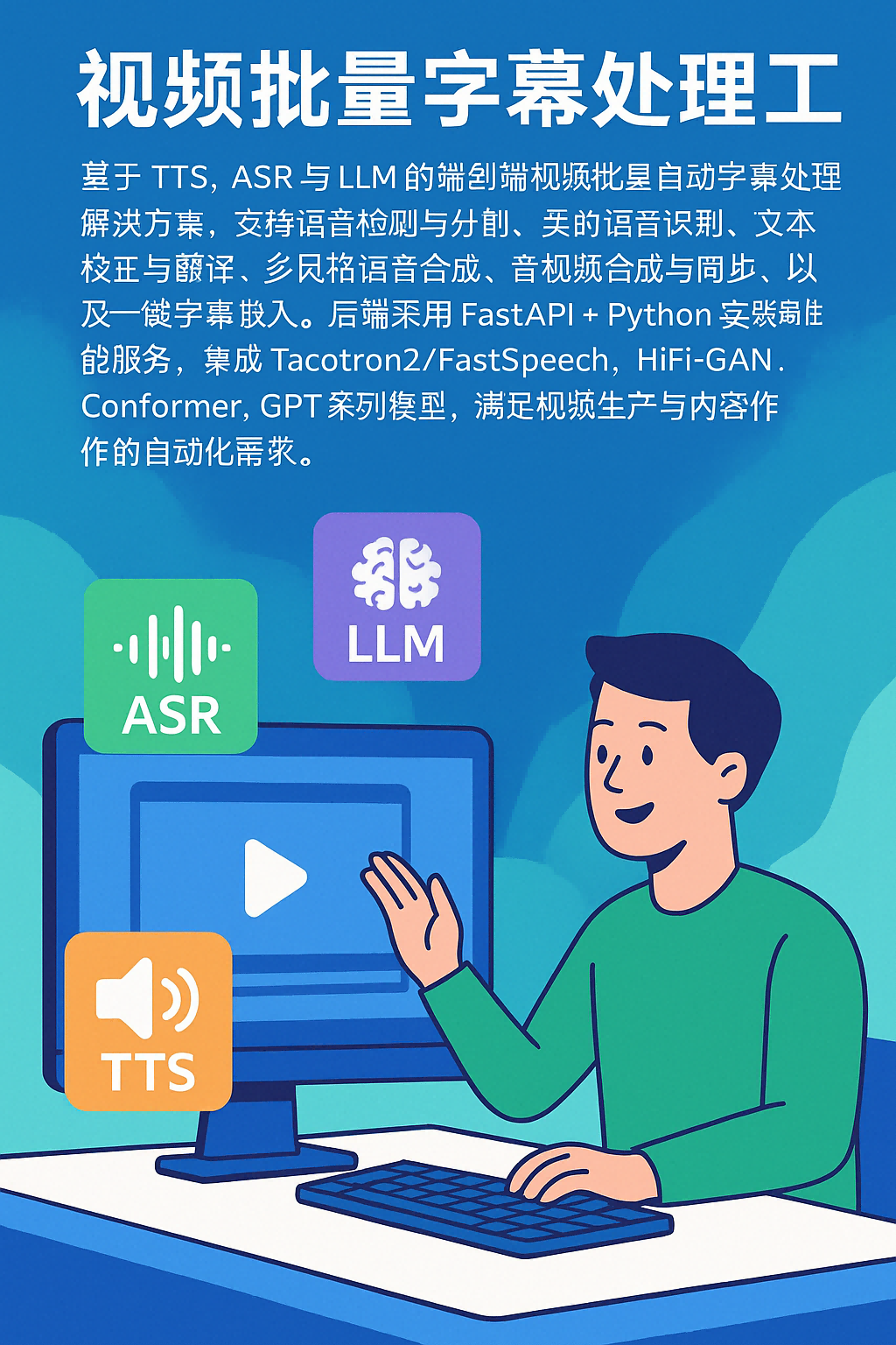 视频批量字幕处理工具